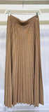 PLEATED SHIMMER SKIRT